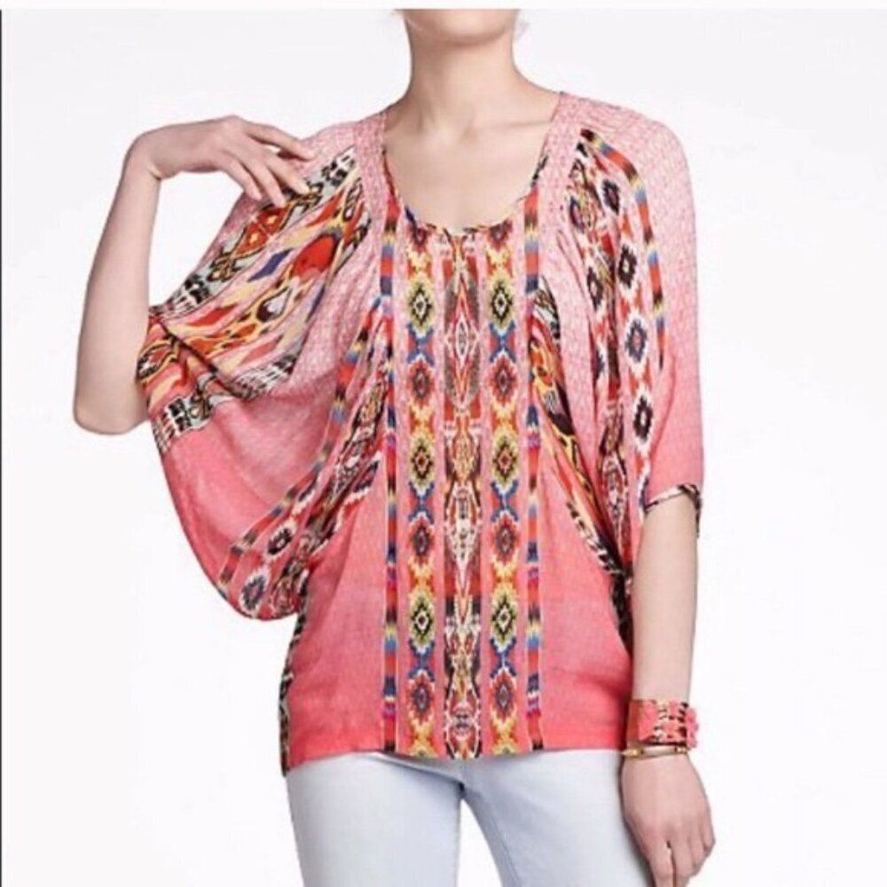 Tanvi Kedia Shivali Medium  Dolman Blouse Romantic Bohemian Embellished Top